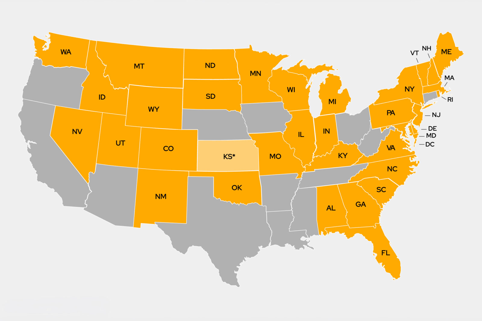 Map of America