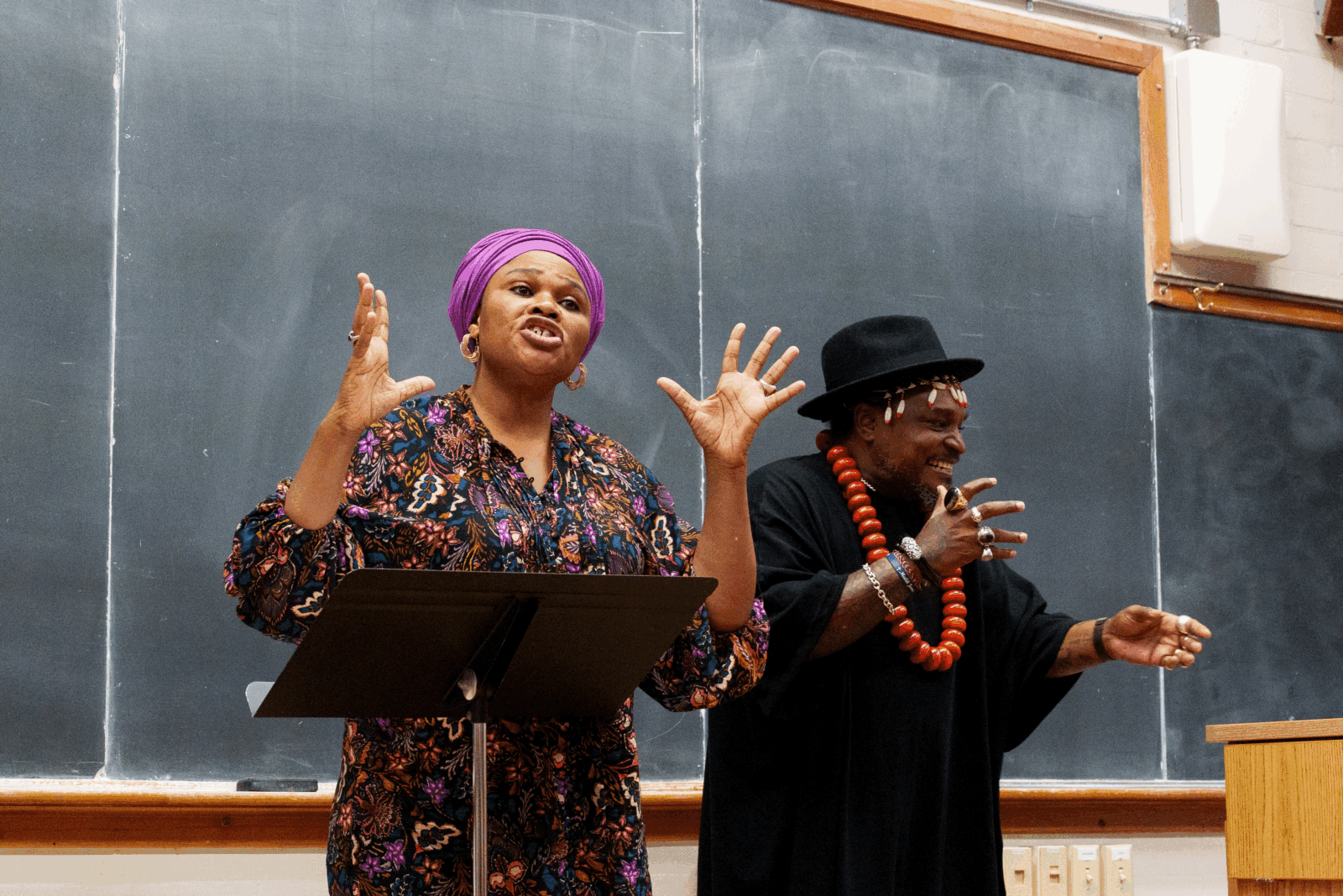 performers in the climate change theatre series