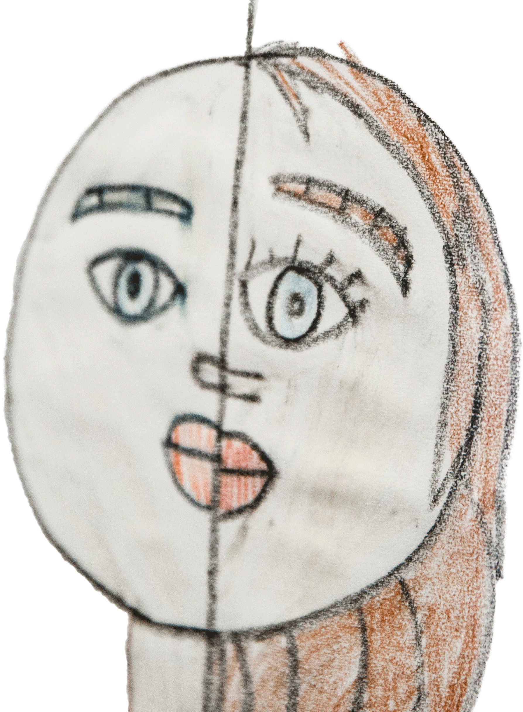 face drawn by a child